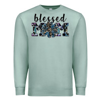 Seafoam blessed mom Premium Sweatshirt - SublimationCraftShop