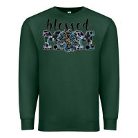 Sports Green blessed mom Premium Sweatshirt - SublimationCraftShop