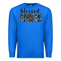 True Royal blessed mom Premium Sweatshirt - SublimationCraftShop