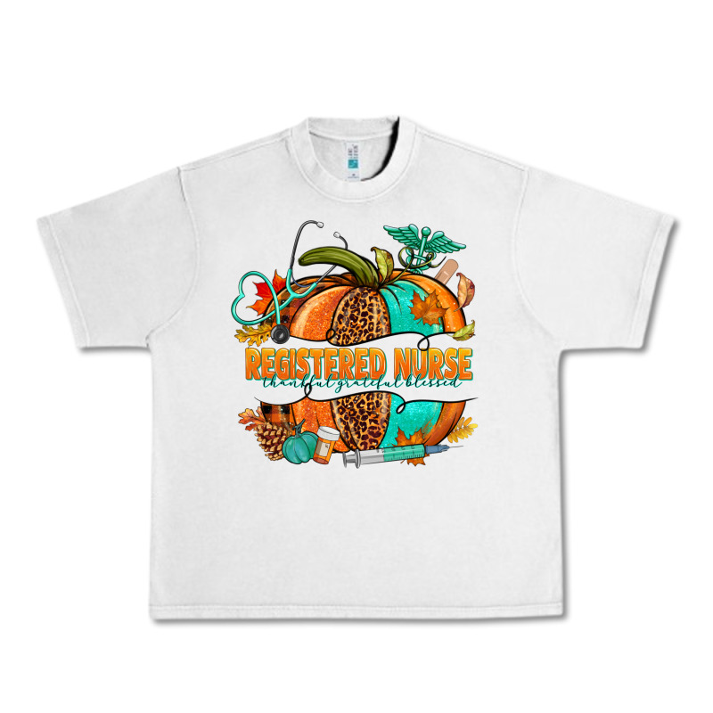 Registered Nurse Pumpkin Urban Heavy Tee by NancyCooperArtShop | Teevron