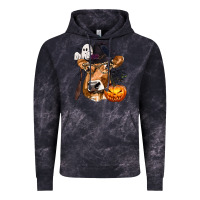 Cloud Black Boo Heifer Cow Halloween Vintage Hoodie - texasbilliewilder