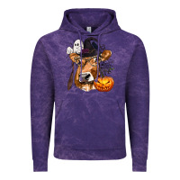 Cloud Purple Boo Heifer Cow Halloween Vintage Hoodie - texasbilliewilder