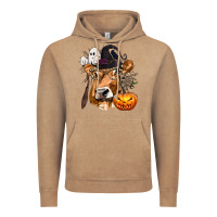 Vintage Coffee Boo Heifer Cow Halloween Vintage Hoodie - texasbilliewilder