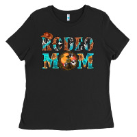 Black Western Rodeo Mom Ladies Tee - BundleAndBundleShop