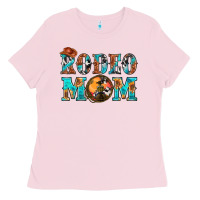 Bubblegum Pink Western Rodeo Mom Ladies Tee - BundleAndBundleShop