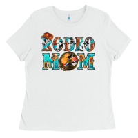 White Western Rodeo Mom Ladies Tee - BundleAndBundleShop
