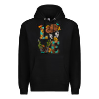 Black Western Love with Gun Premium Hoodie - BundleAndBundleShop
