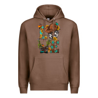 Chestnut Western Love with Gun Premium Hoodie - BundleAndBundleShop