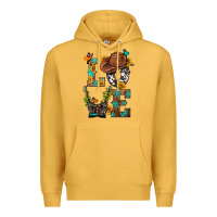 Mustard Western Love with Gun Premium Hoodie - BundleAndBundleShop