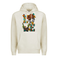 Oatmeal Heather Western Love with Gun Premium Hoodie - BundleAndBundleShop