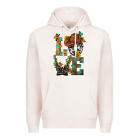 Pale Pink Western Love with Gun Premium Hoodie - BundleAndBundleShop