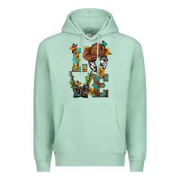 Seafoam Western Love with Gun Premium Hoodie - BundleAndBundleShop
