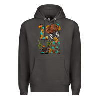 Smoke Western Love with Gun Premium Hoodie - BundleAndBundleShop