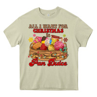Mossy all i want for christmas is pan dulce Heavy Core Tee - MaliasSmallBusiness
