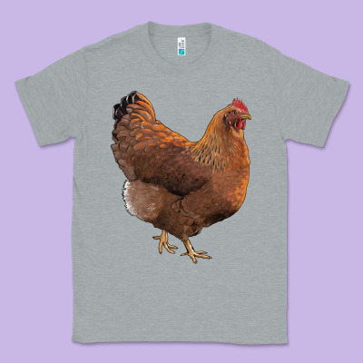 New Hampshire Red Chicken Classic Tee Designed By Lillyallendesigns