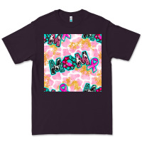 Plum Breast Cancer Awareness Mom With Leopard Patterns Premium Tee - BundleAndBundleShop
