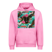 Fuchsia Pink western suffolk ewe Urban Hoodie - BarkalooDesign