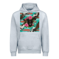 Heather Grey western suffolk ewe Urban Hoodie - BarkalooDesign