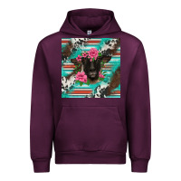 Mauve Wine western suffolk ewe Urban Hoodie - BarkalooDesign
