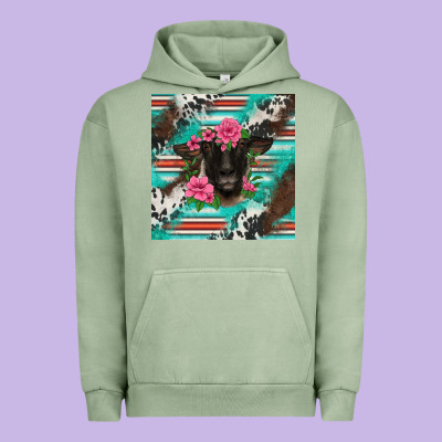 Western Suffolk Ewe Urban Hoodie Designed By Barkaloodesign