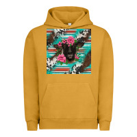 Pigment Peanut Butter western suffolk ewe Urban Hoodie - BarkalooDesign