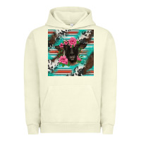 Pigment Pistachio western suffolk ewe Urban Hoodie - BarkalooDesign