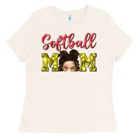 Bone Softball Mom Ladies Tee - BundleAndBundleShop