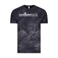 Cloud Black uss nimitz navy supercarrier aircraft carrier gift Vintage Tee - DesigneFamous