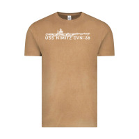 Vintage Camel uss nimitz navy supercarrier aircraft carrier gift Vintage Tee - DesigneFamous