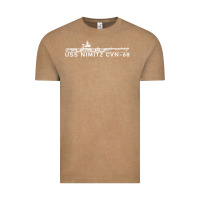 Vintage Coffee uss nimitz navy supercarrier aircraft carrier gift Vintage Tee - DesigneFamous