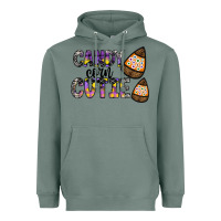 Sage Candy Corn Cutie Heavyweight Hoodie - CowhideDigitalArt