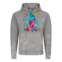 Cloud Rock winter breast cancer ribbon Vintage Hoodie - NancyCooperArtShop