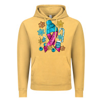 Vintage Mustard winter breast cancer ribbon Vintage Hoodie - NancyCooperArtShop