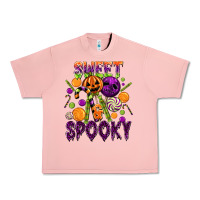 Salmon Sweet and Spooky Urban Heavy Tee - texasbilliewilder