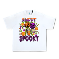 White Sweet and Spooky Urban Heavy Tee - texasbilliewilder