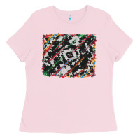 Cowhide And Serape Background Ladies Tee | Teevron