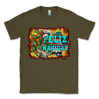 Army Green feliz navidad Classic Tee - RanaPortraitStore