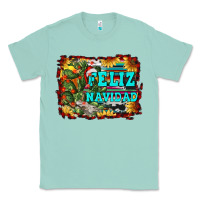 Seafoam feliz navidad Classic Tee - RanaPortraitStore