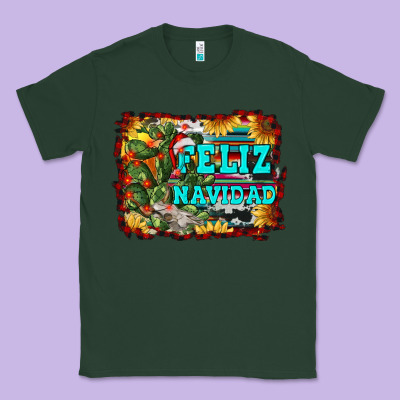 Feliz Navidad Classic Tee Designed By Ranaportraitstore