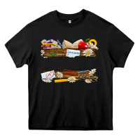 Black floral teacher custom name Heavy Core Tee - NancyCooperArtShop
