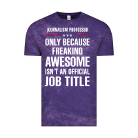 Cloud Purple gift for freaking awesome journalism professor Vintage Tee - DesigneFamous