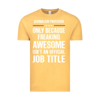 Vintage Mustard gift for freaking awesome journalism professor Vintage Tee - DesigneFamous