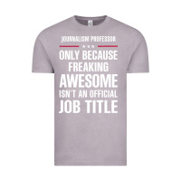 Vintage Zinc gift for freaking awesome journalism professor Vintage Tee - DesigneFamous