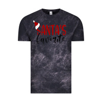 Cloud Black Santa's Favorite Ho Vintage Tee - DesigneFamous
