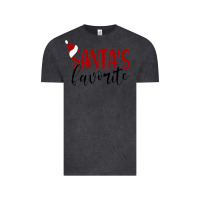 Vintage Black Santa's Favorite Ho Vintage Tee - DesigneFamous