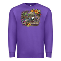 Purple blessed nurse Premium Sweatshirt - SublimationCraftShop