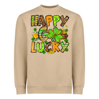 St. Patrick's Happy Go Lucky Heavyweight Sweatshirt | Teevron