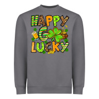 Storm St. Patrick's Happy go lucky Heavyweight Sweatshirt - OliviaCreatesArt