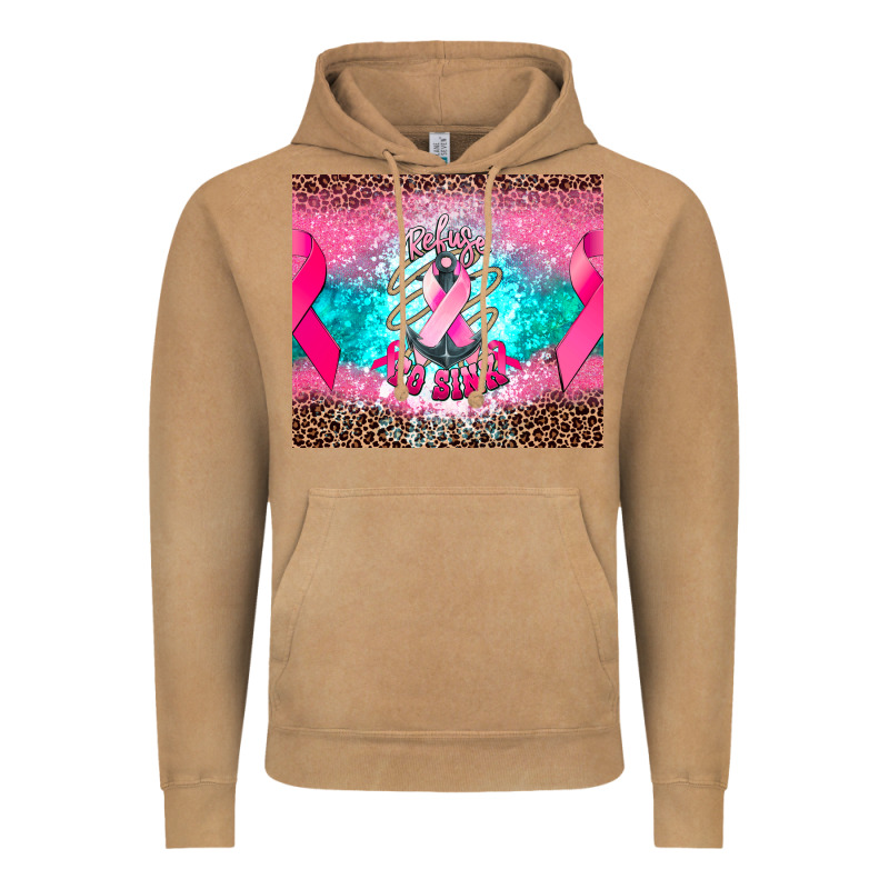 Refuse To Sink Anchor Cancer Vintage Hoodie by NancyCooperArtShop | Teevron