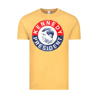 Vintage Mustard vintage 1960 kennedy for president Vintage Tee - DesigneFamous